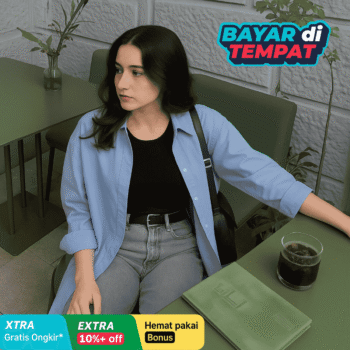 KALEA Oversized Kemeja Linen Premium – Atasan Wanita Nyaman & Stylish untuk OOTD
